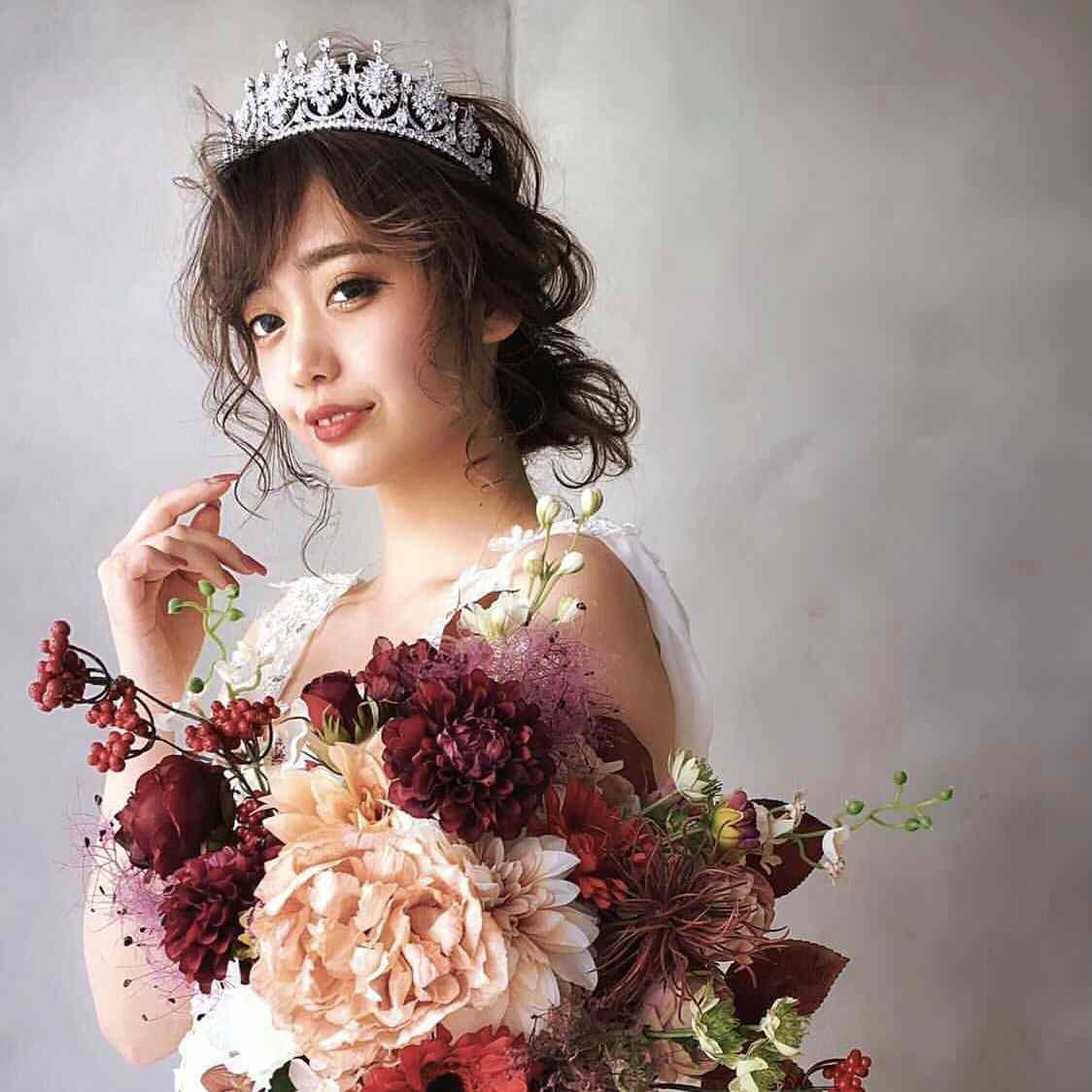 【ティアラ】Zirconia Crown Olivia Tiara/ブライダルアクセサリー 【結婚式 ヘアアクセサリー】