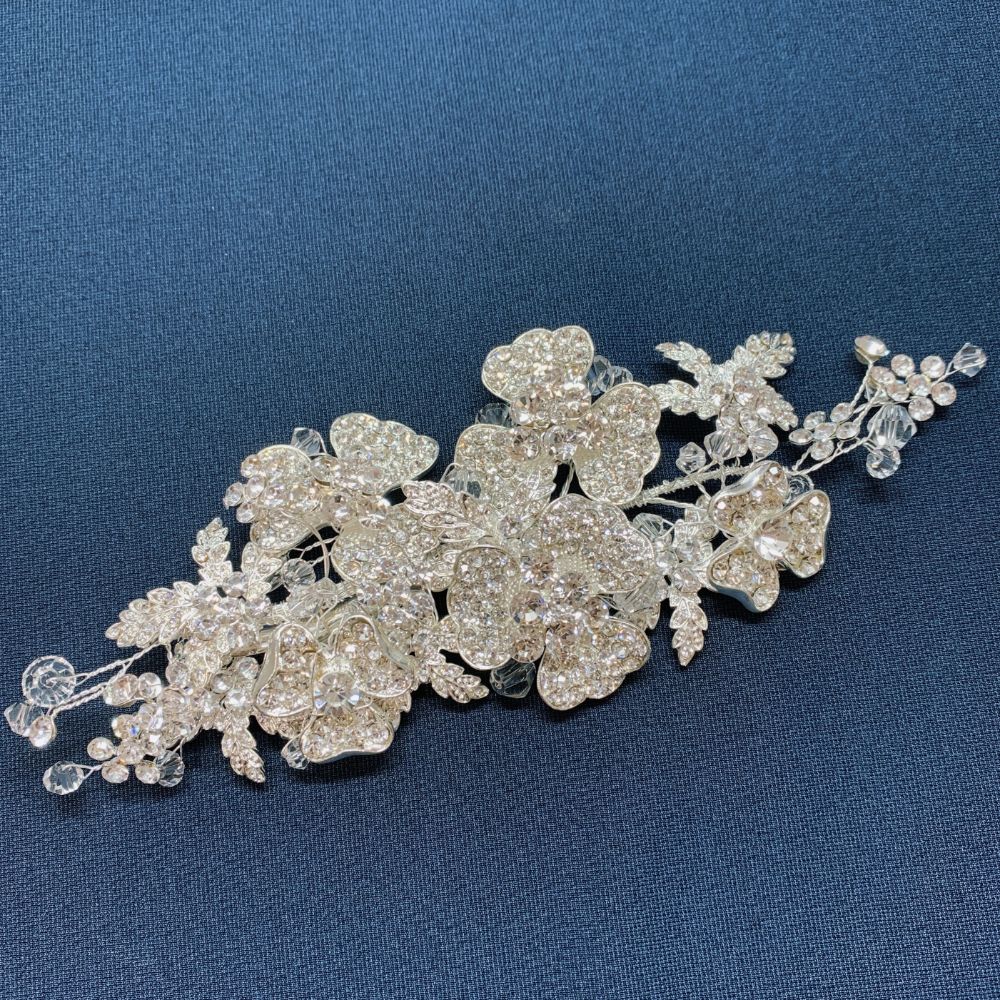 【ヘッドドレス】Jewel flower ヘッドドレス 【結婚式 ヘアアクセサリー】