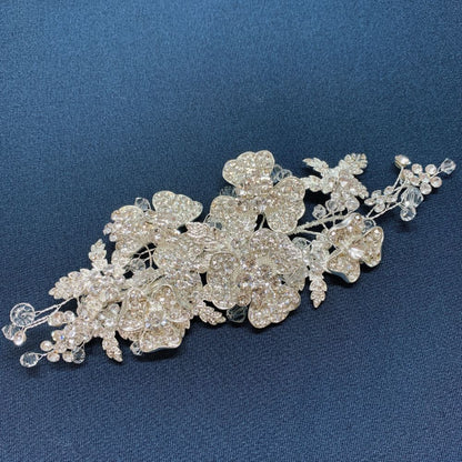 【ヘッドドレス】Jewel flower ヘッドドレス 【結婚式 ヘアアクセサリー】