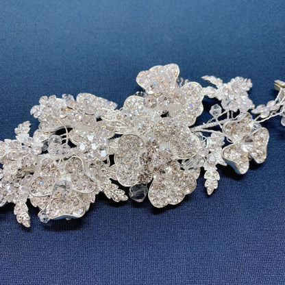 【ヘッドドレス】Jewel flower ヘッドドレス 【結婚式　ヘアアクセサリー】