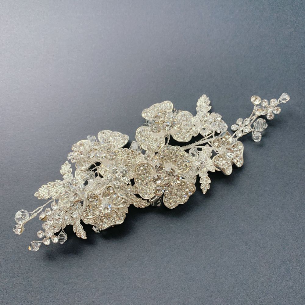 【ヘッドドレス】Jewel flower ヘッドドレス 【結婚式 ヘアアクセサリー】