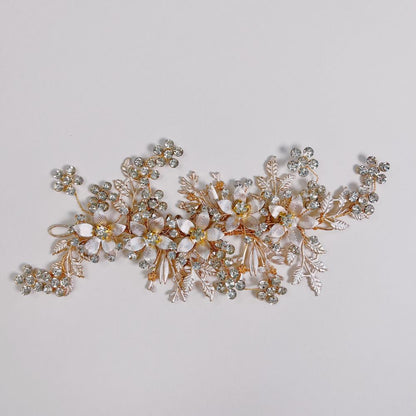 【ヘッドドレス】Gold Crystal Vineヘッドドレス 【結婚式 ヘアアクセサリー】