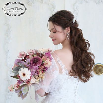 ヘアピン【バタフライ】【花嫁 ヘアアクセ】（H-178）