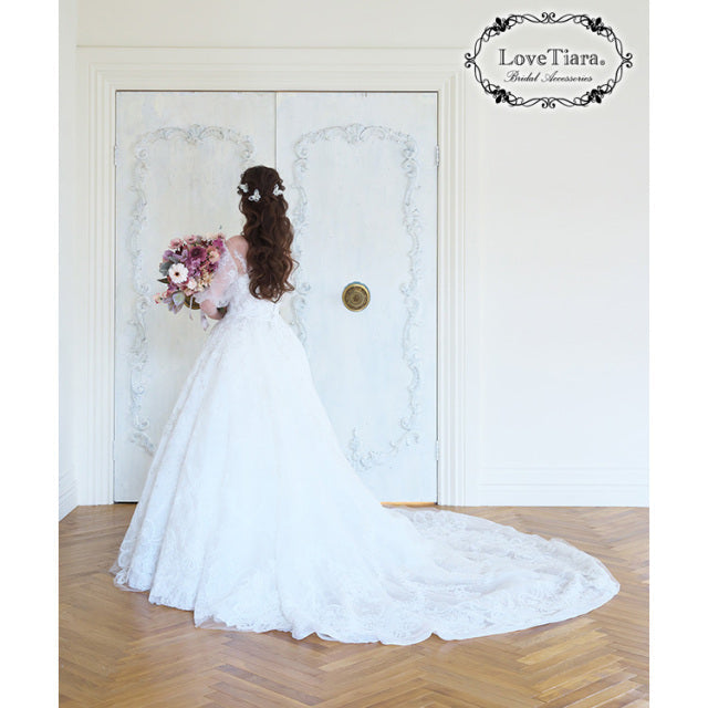 ヘアピン【バタフライ】【花嫁 ヘアアクセ】（H-178）