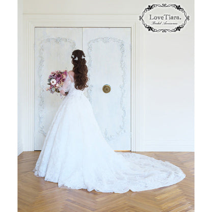 ヘアピン【バタフライ】【花嫁 ヘアアクセ】（H-178）