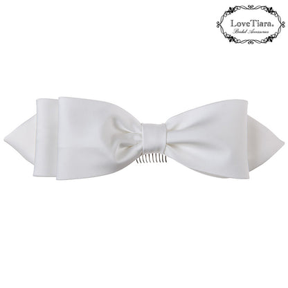 リボンヘッドドレス【フォーチュンリボン】【結婚式 ヘアアクセサリー】（H-184）