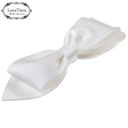 リボンヘッドドレス【フォーチュンリボン】【結婚式 ヘアアクセサリー】（H-184）