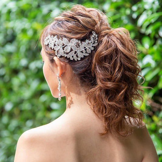 【ヘッドドレス】ブライダルアクセサリー 【結婚式 ヘアアクセサリー】