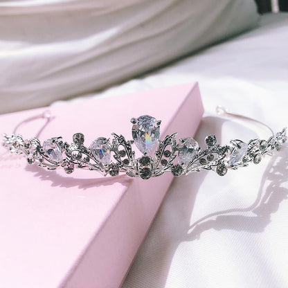 【ティアラ】キュービックジルコニア ブライダルティアラ 【結婚式 ヘアアクセサリー】