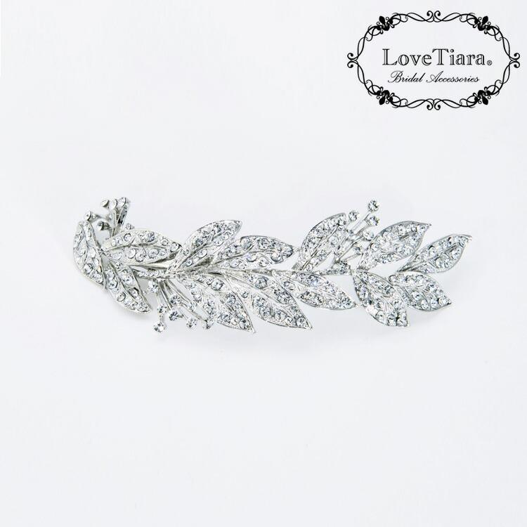 ヘッドドレス【リーフ】【結婚式 ヘアアクセサリー】（H-86）