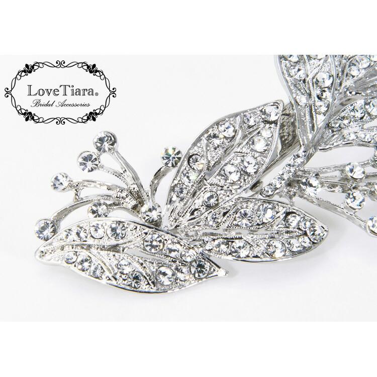 ヘッドドレス【リーフ】【結婚式 ヘアアクセサリー】（H-86）