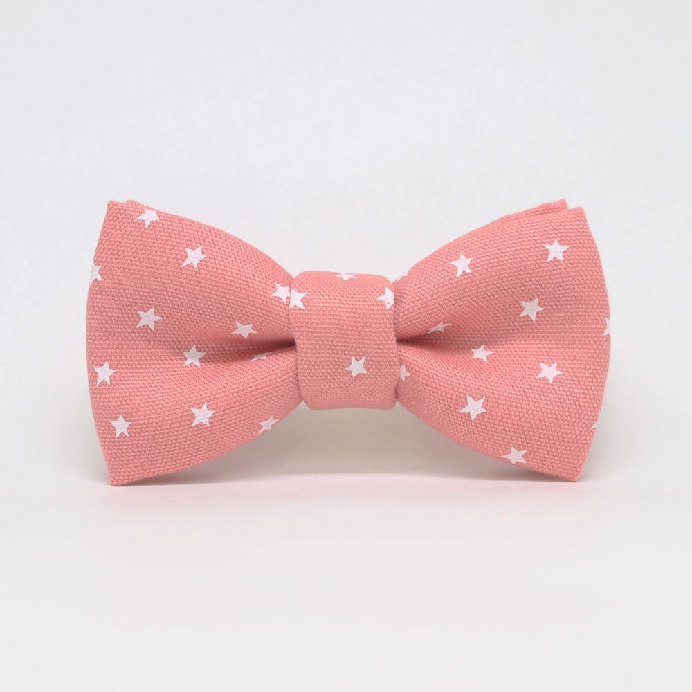 【kids】星オフピンク 【結婚式 キッズ こども 蝶ネクタイ】