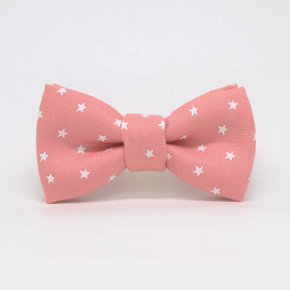 【kids】星オフピンク 【結婚式 キッズ こども 蝶ネクタイ】