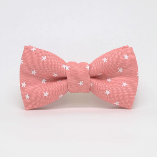 【kids】星オフピンク 【結婚式 キッズ こども 蝶ネクタイ】