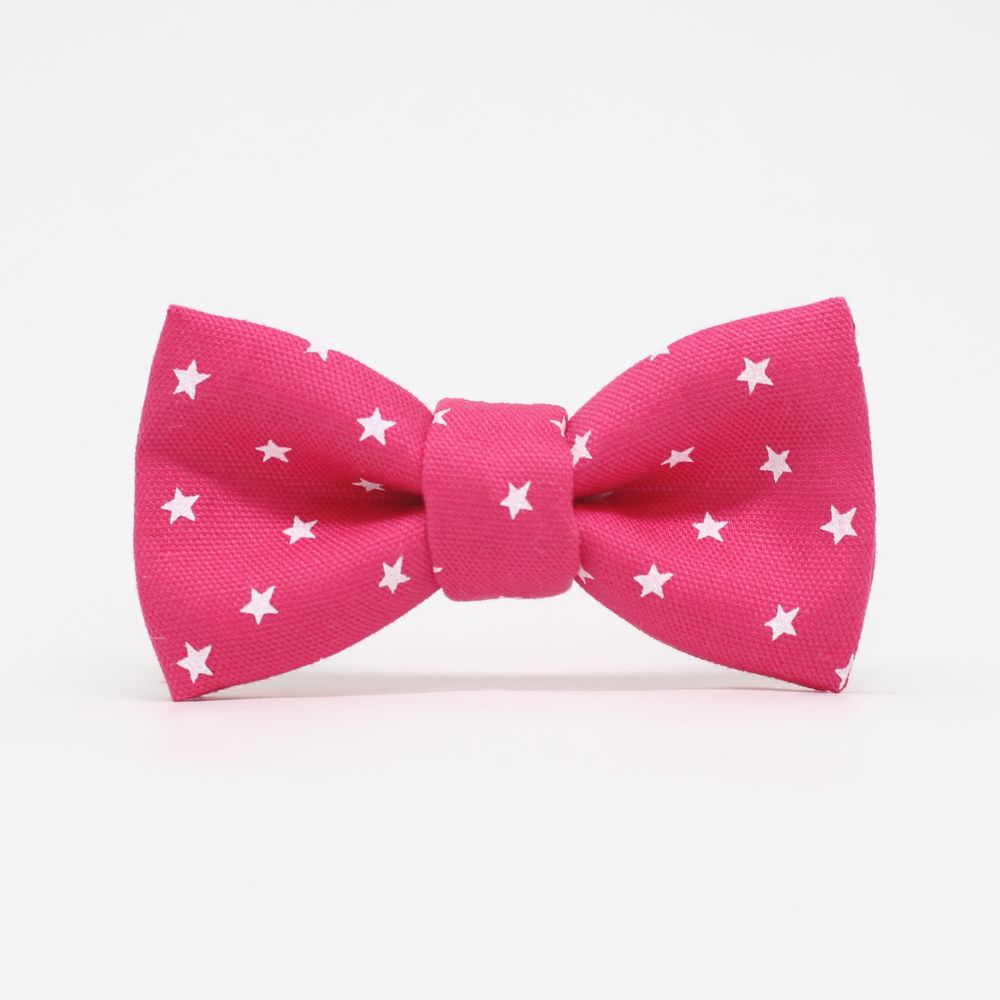 【kids】星ピンク 【結婚式 キッズ こども 蝶ネクタイ】
