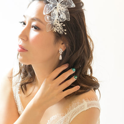 【ヘッドドレス】Floraison Juno(フロレゾン　ジュノー)/ブライダルアクセサリー 【結婚式　ヘアアクセサリー】