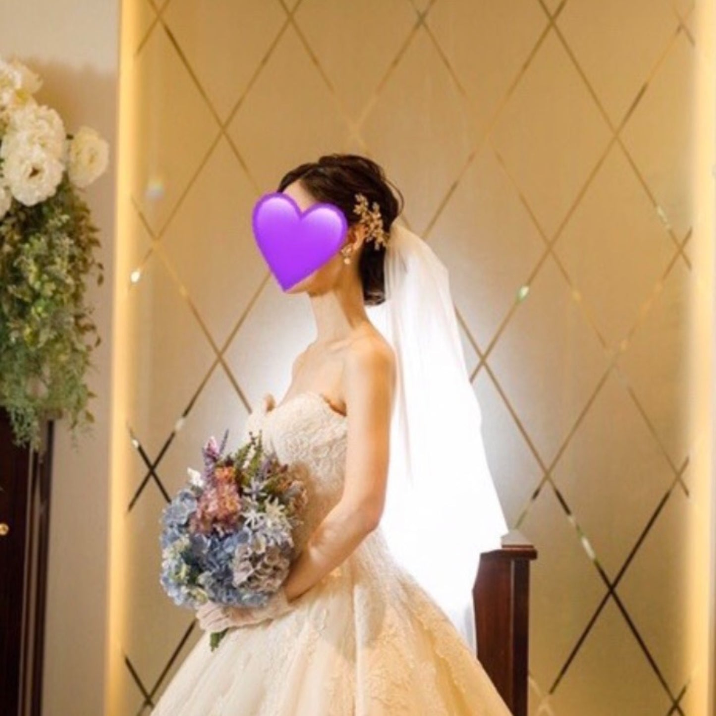 【ヘッドドレス】ブライダルヘッドドレス　ゴールド　コーム　和装　H10 【結婚式　ヘアアクセサリー】