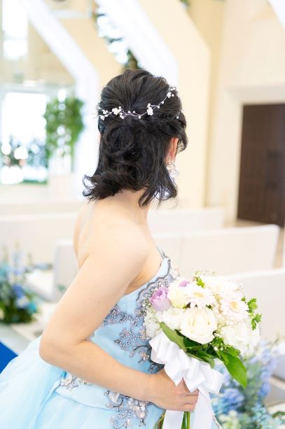 【ヘッドドレス】小枝カチューシャ　ブライダルヘッドドレス　花輪　ヘアアクセサリー　シルバー　H34S 【結婚式　ヘアアクセサリー】