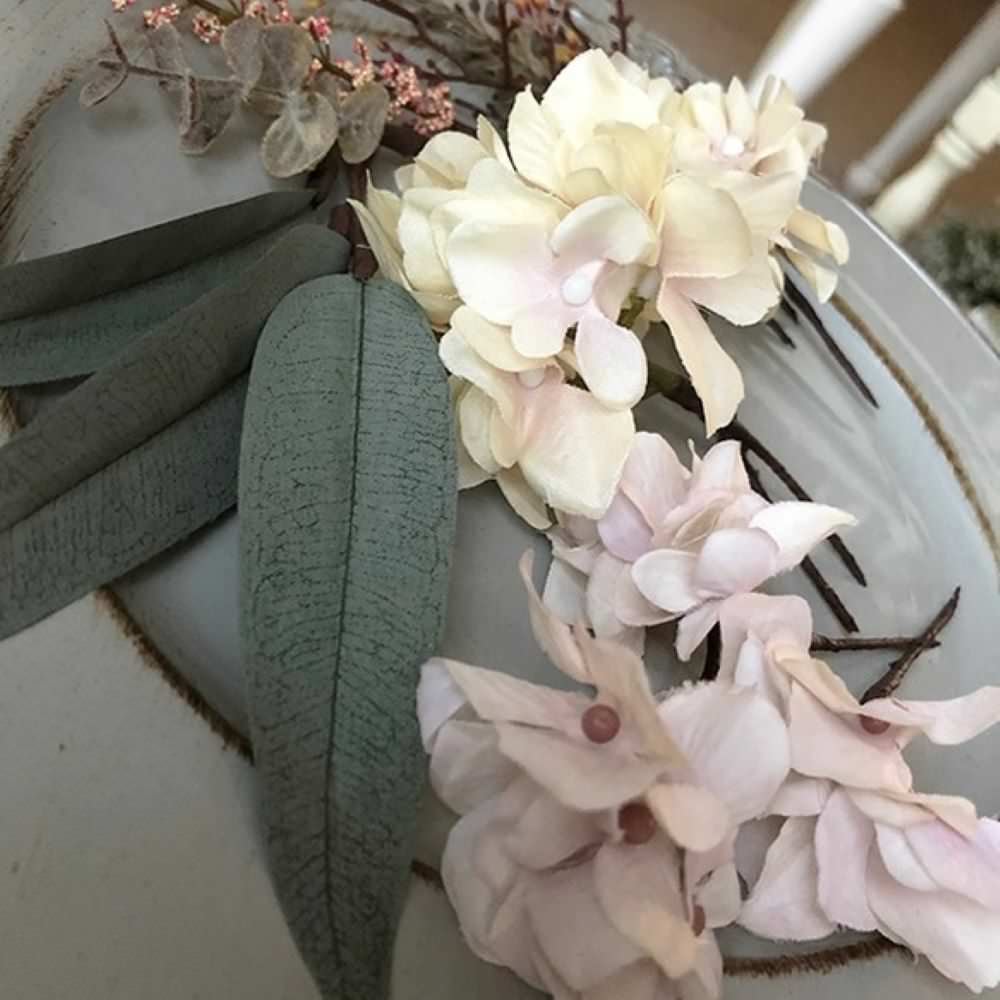 和装や成人式ヘッドピース【ピンクとアイボリー13p】 【結婚式 ヘアアクセサリー】