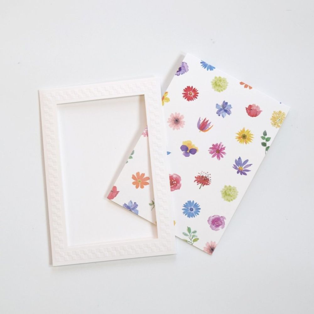 【結婚式 招待状セット】 マリアージュフルール ホルダー付 (印刷込み)【結婚式 ペーパー 招待状】