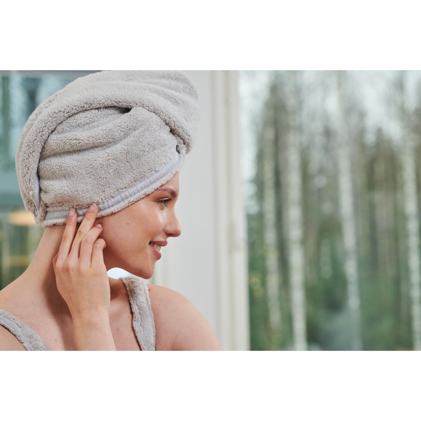 Luin Living 美人ヘアタオル【パールグレー】 【結婚式 ギフト 引き出物 タオル 寝具】