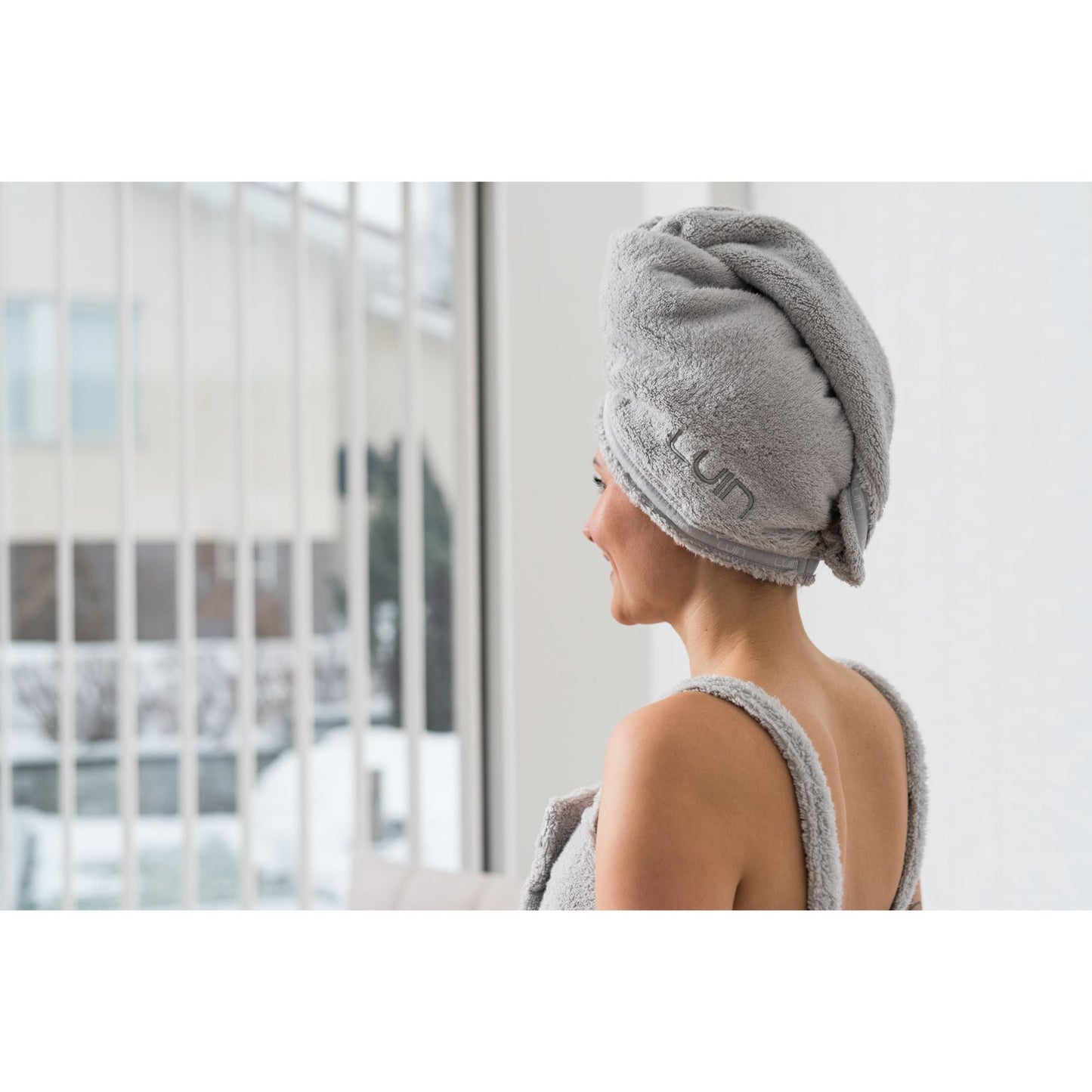 Luin Living 美人ヘアタオル【パールグレー】 【結婚式 ギフト 引き出物 タオル 寝具】