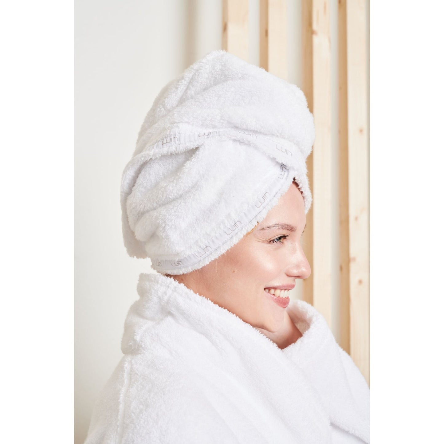 Luin Living 美人ヘアタオル【ホワイト】 【結婚式 ギフト 引き出物 タオル 寝具】