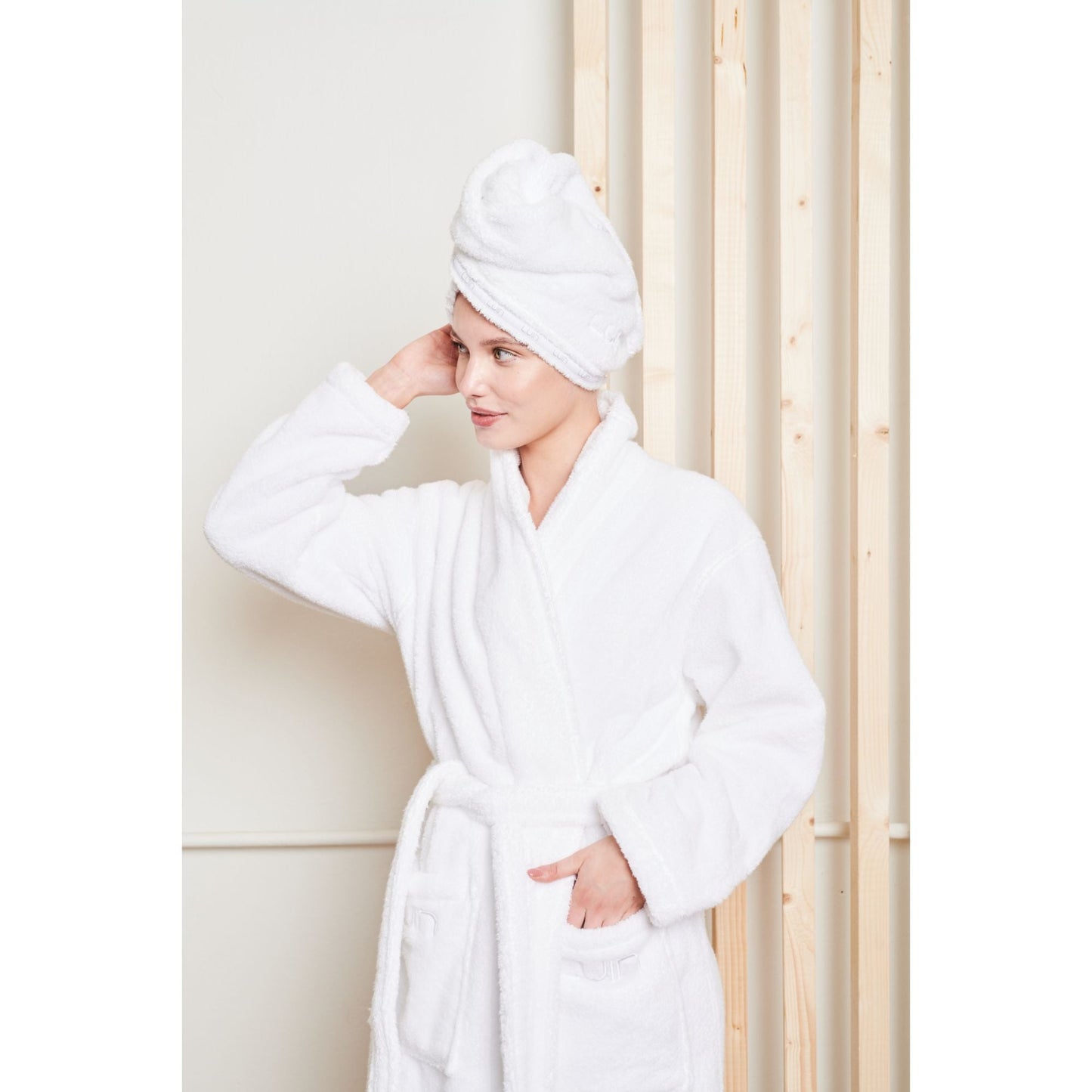 Luin Living 美人ヘアタオル【ホワイト】 【結婚式 ギフト 引き出物 タオル 寝具】