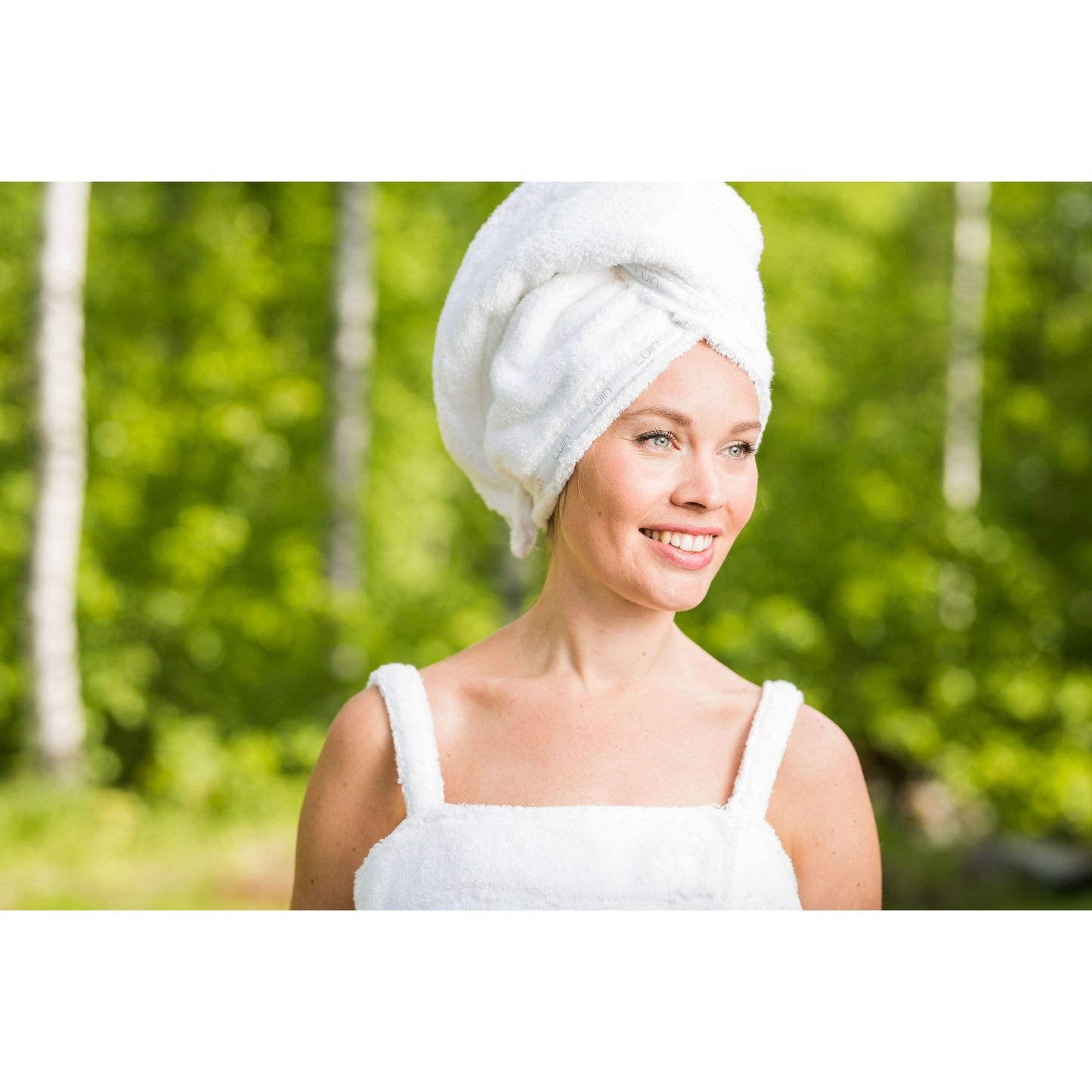 Luin Living 美人ヘアタオル【ホワイト】 【結婚式 ギフト 引き出物 タオル 寝具】