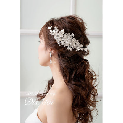 【ヘッドドレス】ヘアコーム ~ブライダルヘッドドレス~ ≪HC-12≫ 【結婚式 ヘアアクセサリー】