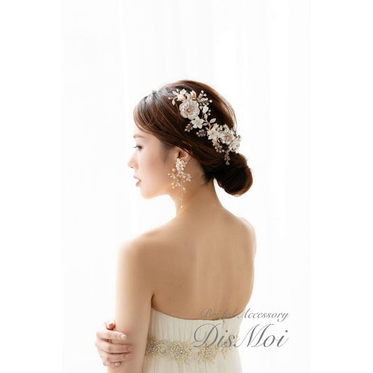 【ヘッドドレス】ヘアコーム ~ブライダルヘッドドレス~ ≪HC-14≫ 【結婚式 ヘアアクセサリー】