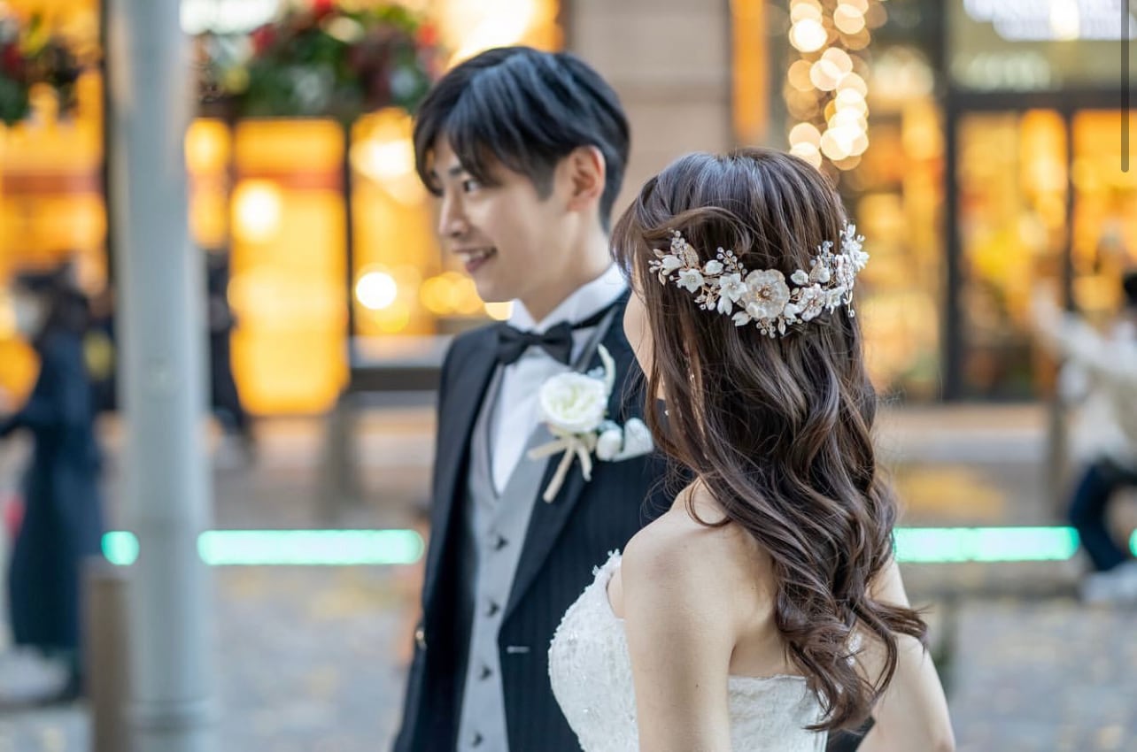 【ヘッドドレス】ヘアコーム ~ブライダルヘッドドレス~ ≪HC-14≫ 【結婚式　ヘアアクセサリー】