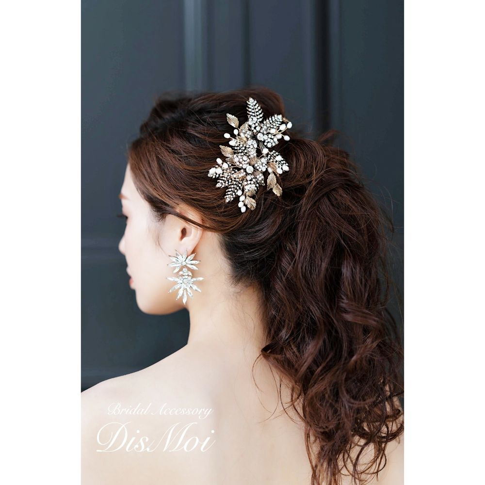 【ヘッドドレス】ヘアコーム ~ブライダルヘッドドレス~ ≪HC-16≫ 【結婚式 ヘアアクセサリー】