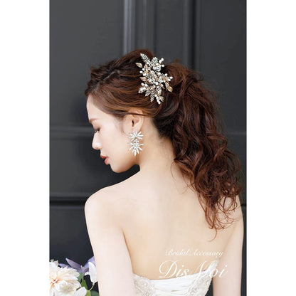【ヘッドドレス】ヘアコーム ~ブライダルヘッドドレス~ ≪HC-16≫ 【結婚式 ヘアアクセサリー】