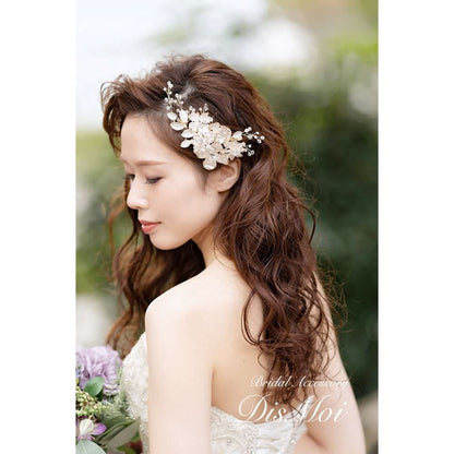 【ヘッドドレス】ヘアコーム ~ブライダルヘッドドレス~ ≪HC-17≫ 【結婚式 ヘアアクセサリー】