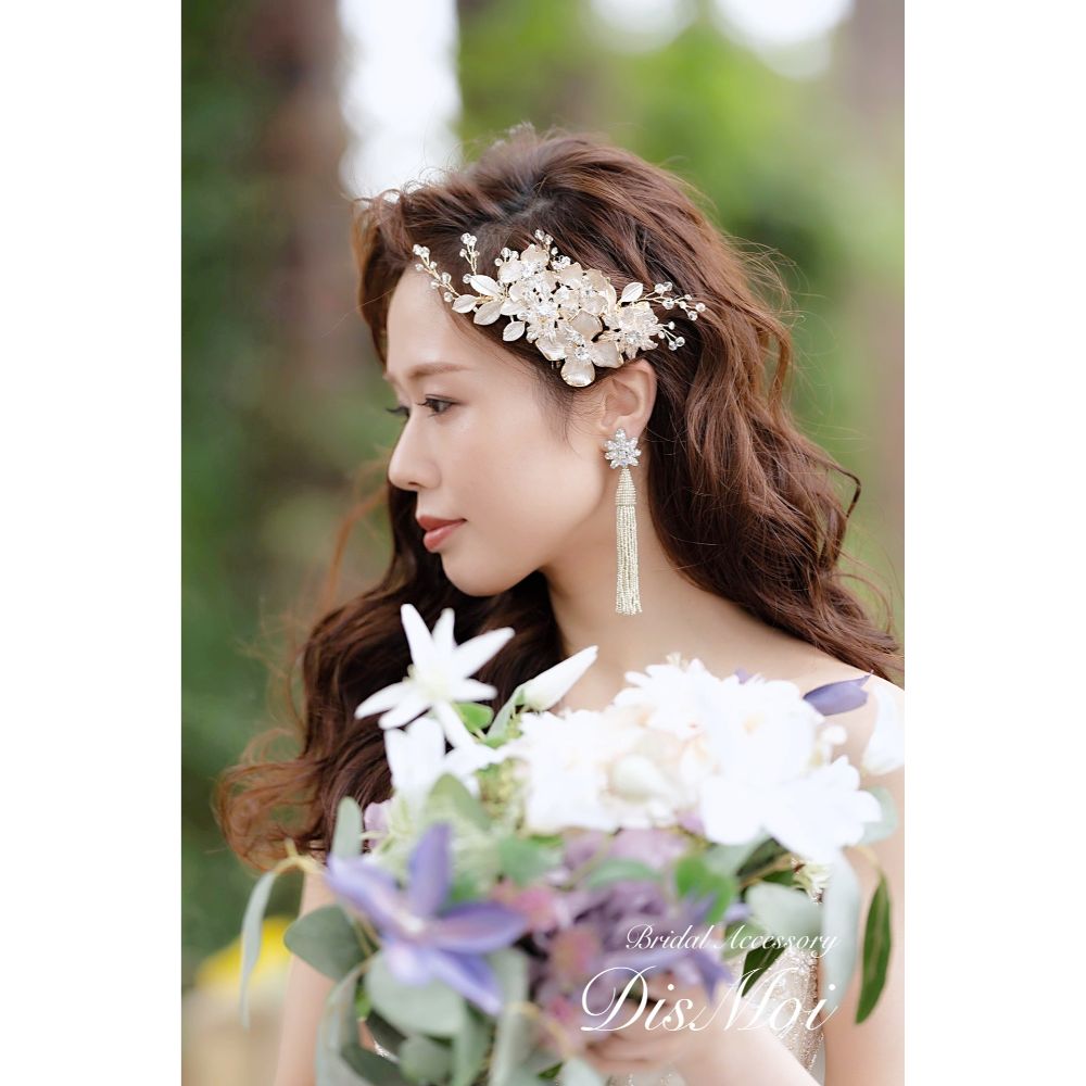 【ヘッドドレス】ヘアコーム ~ブライダルヘッドドレス~ ≪HC-17≫ 【結婚式 ヘアアクセサリー】