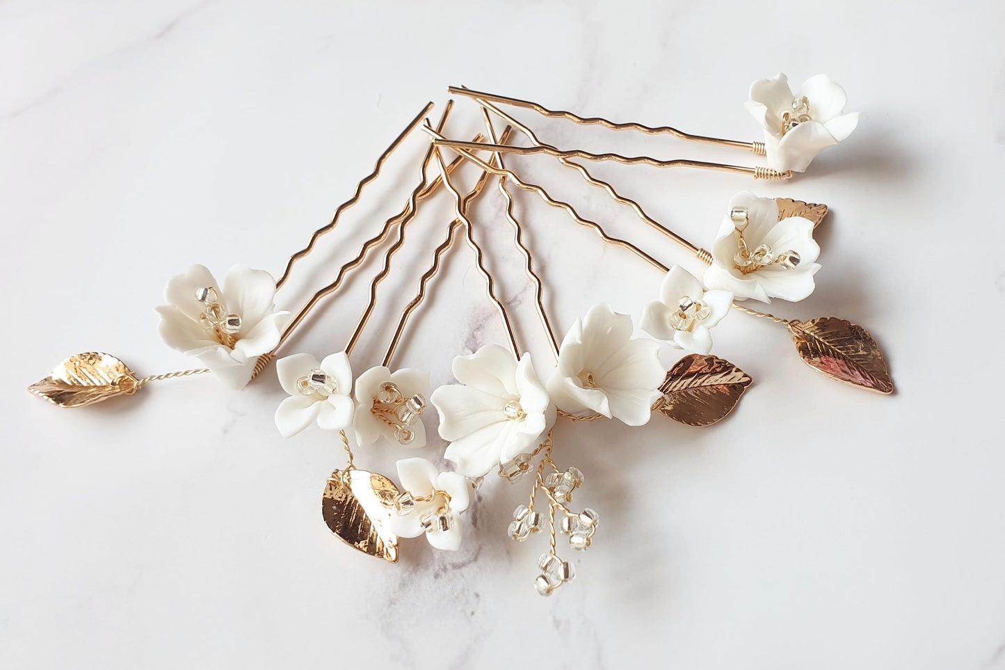 【ヘッドドレス】ヘアコームセットsilver/gold ~ブライダルヘッドドレス~ ≪HC-25≫ 【結婚式 ヘアアクセサリー】