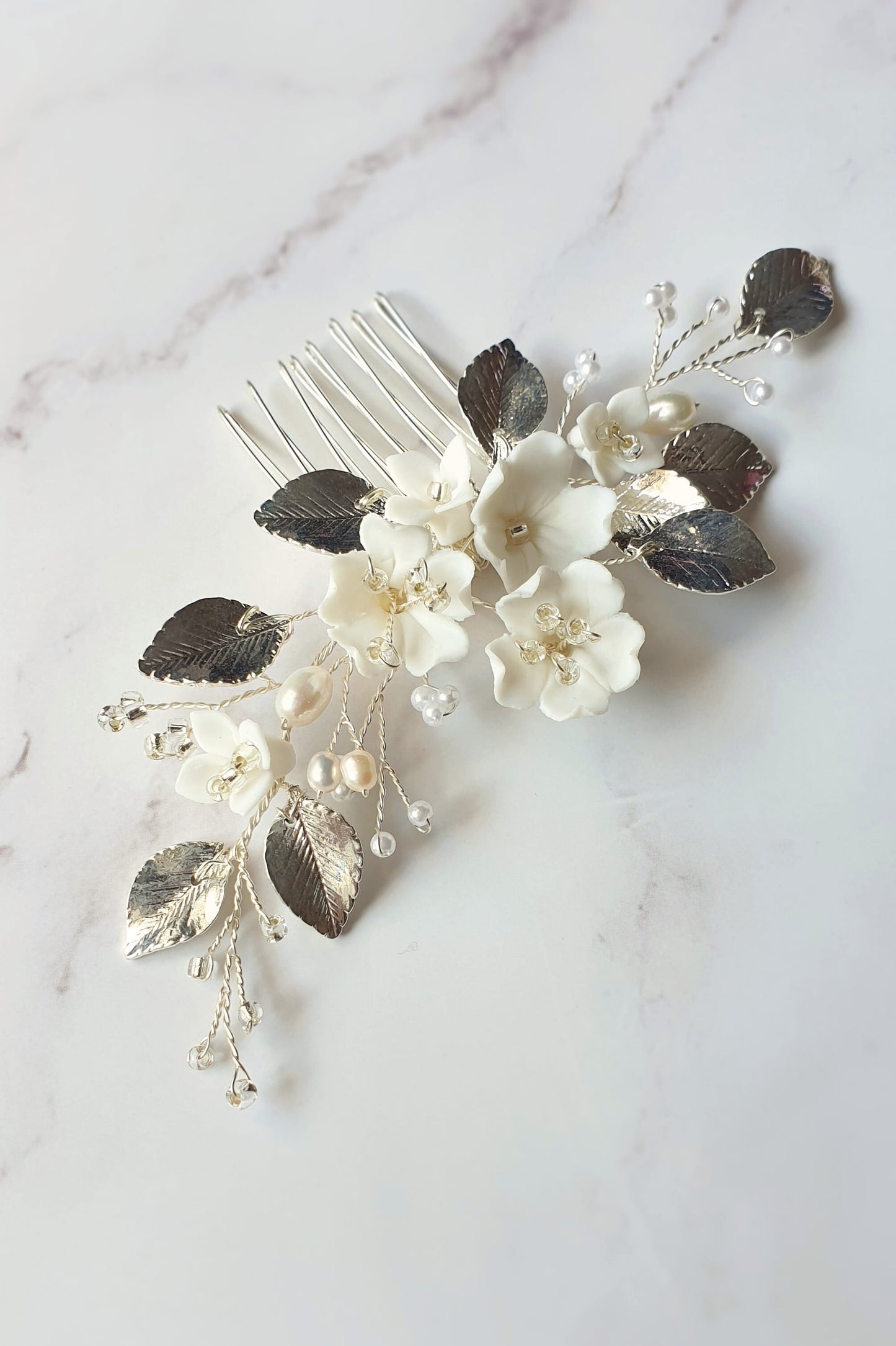 【ヘッドドレス】ヘアコームセットsilver/gold ~ブライダルヘッドドレス~ ≪HC-25≫ 【結婚式 ヘアアクセサリー】