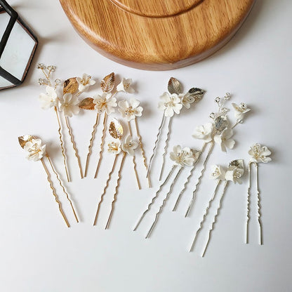 【ヘッドドレス】ヘアコームセットsilver/gold ~ブライダルヘッドドレス~ ≪HC-25≫ 【結婚式 ヘアアクセサリー】