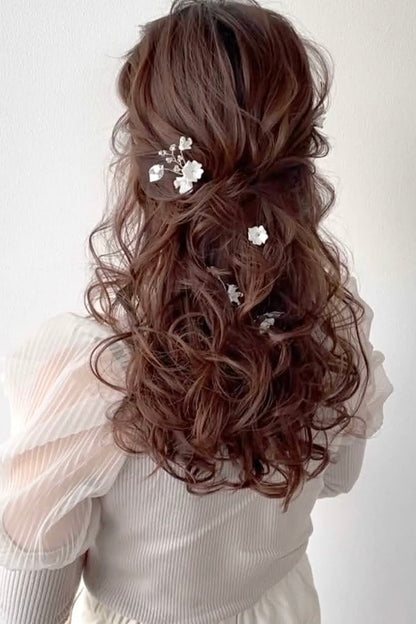 【ヘッドドレス】ヘアコームセットsilver/gold ~ブライダルヘッドドレス~ ≪HC-25≫ 【結婚式 ヘアアクセサリー】