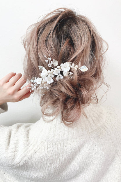 【ヘッドドレス】ヘアコーム ~ブライダルヘッドドレス~ ≪HC-26≫ 【結婚式 ヘアアクセサリー】