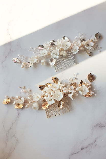 【ヘッドドレス】ヘアコーム ~ブライダルヘッドドレス~ ≪HC-26≫ 【結婚式 ヘアアクセサリー】