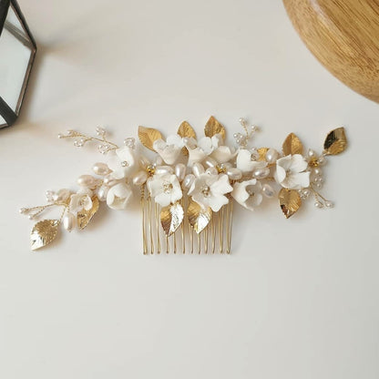 【ヘッドドレス】ヘアコーム ~ブライダルヘッドドレス~ ≪HC-26≫ 【結婚式 ヘアアクセサリー】