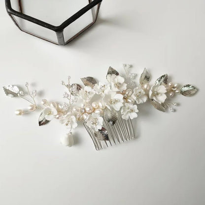 【ヘッドドレス】ヘアコーム ~ブライダルヘッドドレス~ ≪HC-26≫ 【結婚式 ヘアアクセサリー】