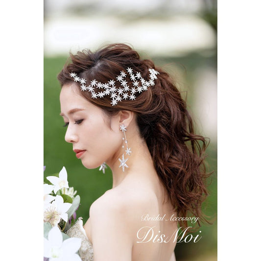 【ヘッドドレス】~ブライダルヘッドドレス~ ≪HD-09≫ 【結婚式 ヘアアクセサリー】