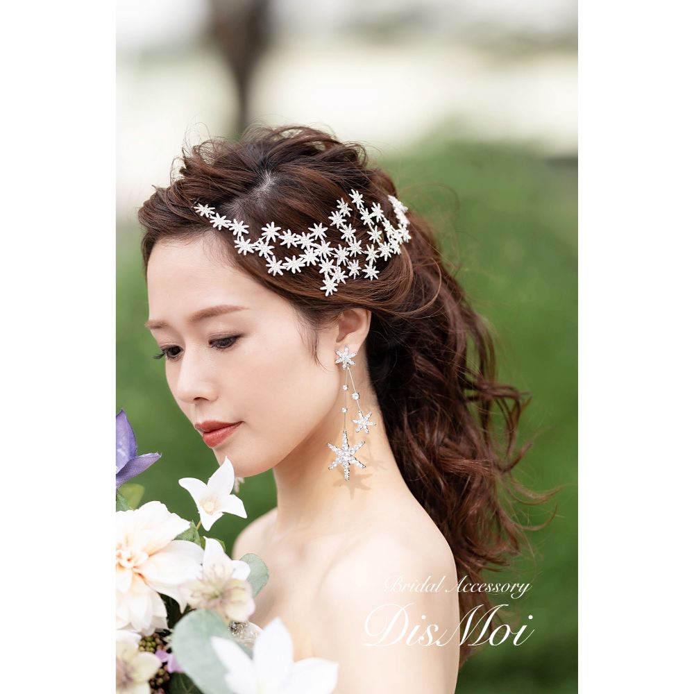 【ヘッドドレス】~ブライダルヘッドドレス~ ≪HD-09≫ 【結婚式 ヘアアクセサリー】