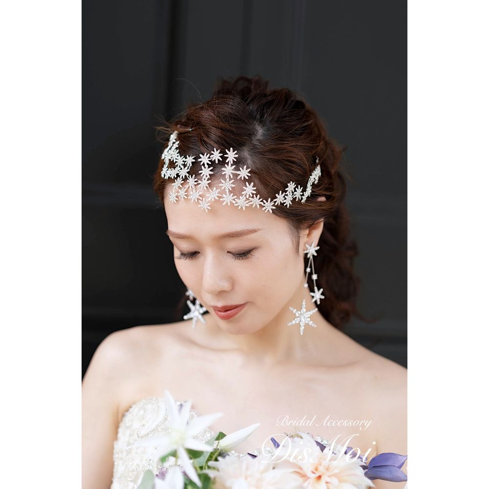 【ヘッドドレス】~ブライダルヘッドドレス~ ≪HD-09≫ 【結婚式　ヘアアクセサリー】