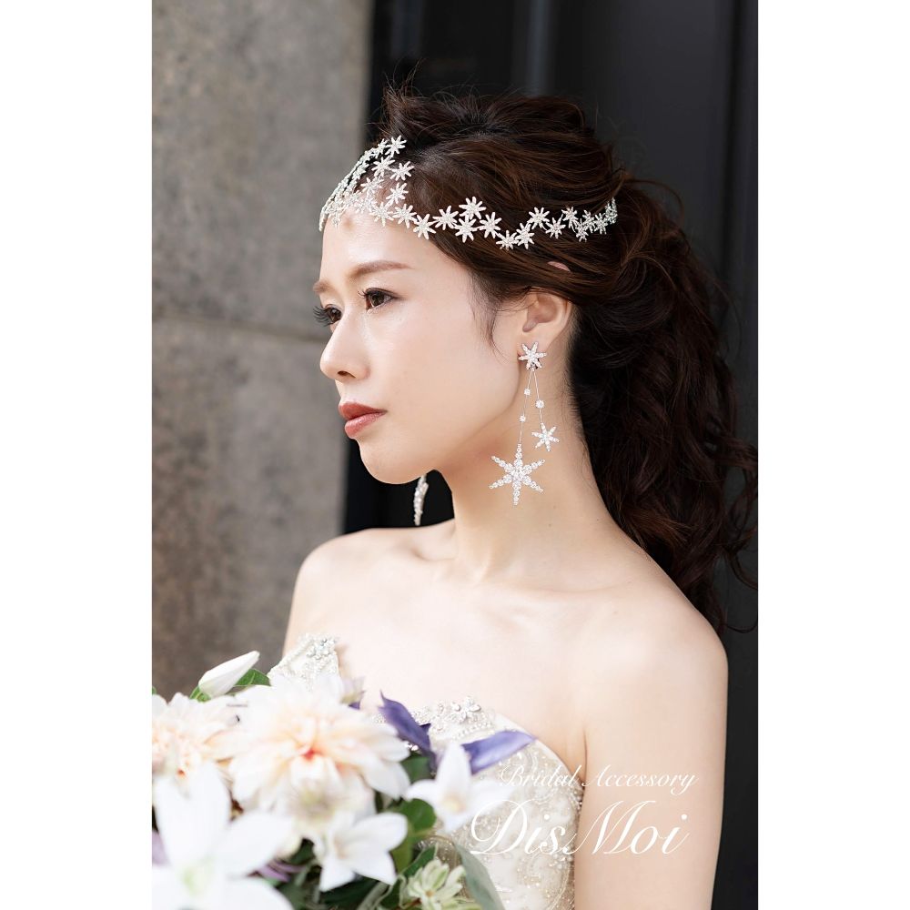 【ヘッドドレス】~ブライダルヘッドドレス~ ≪HD-09≫ 【結婚式 ヘアアクセサリー】