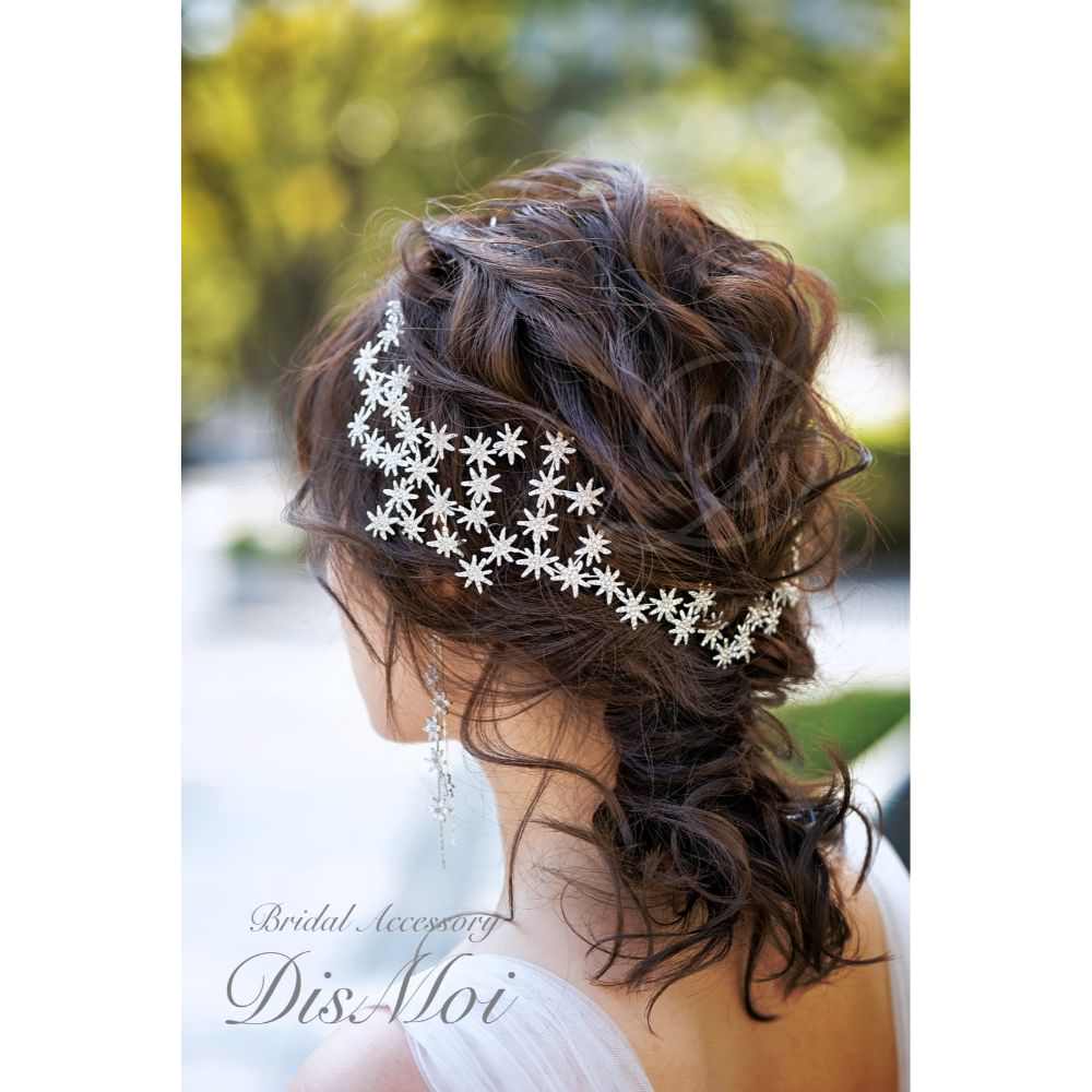 【ヘッドドレス】~ブライダルヘッドドレス~ ≪HD-09≫ 【結婚式 ヘアアクセサリー】