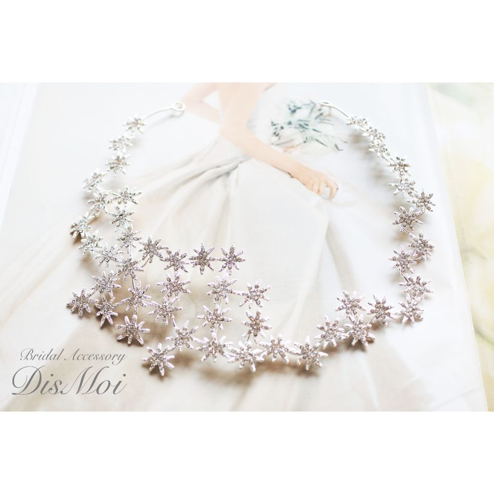 【ヘッドドレス】~ブライダルヘッドドレス~ ≪HD-09≫ 【結婚式 ヘアアクセサリー】